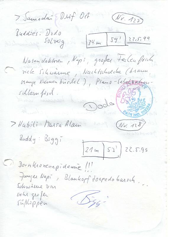 Logbuchseite
