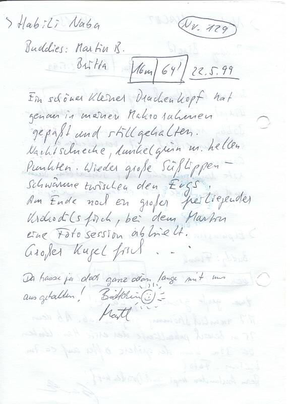Logbuchseite
