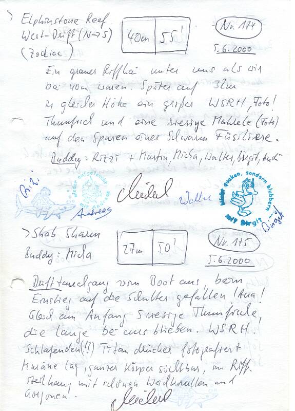 Logbuchseite