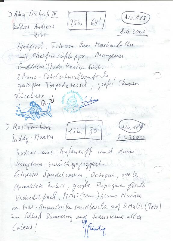 Logbuchseite
