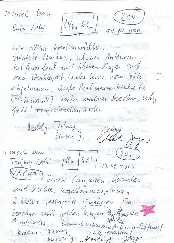 Logbuchseite