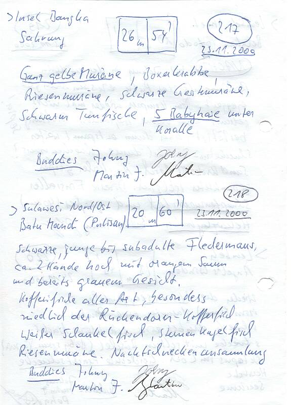 Logbuchseite