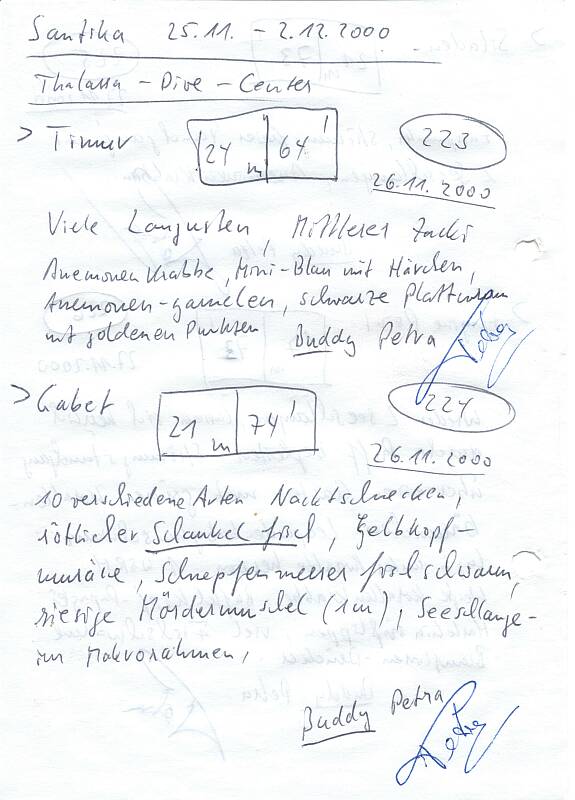 Logbuchseite