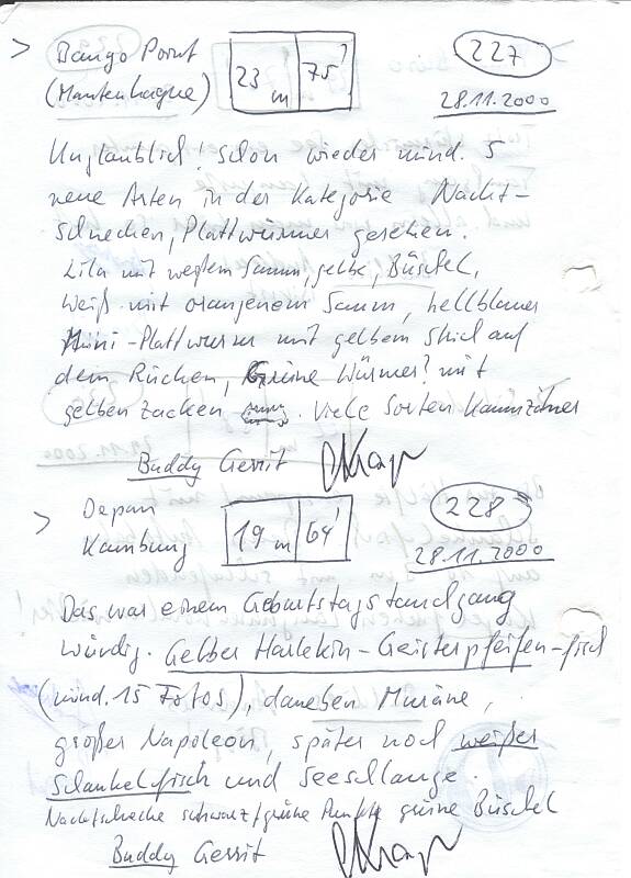 Logbuchseite
