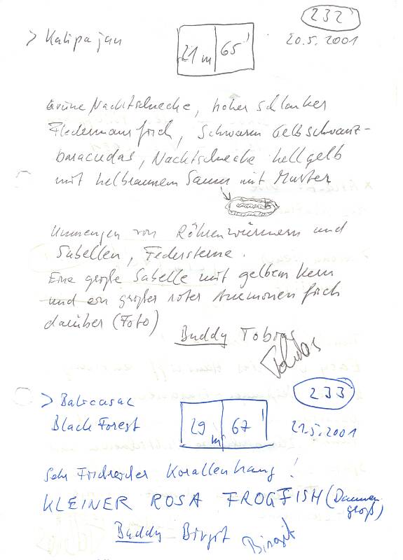 Logbuchseite