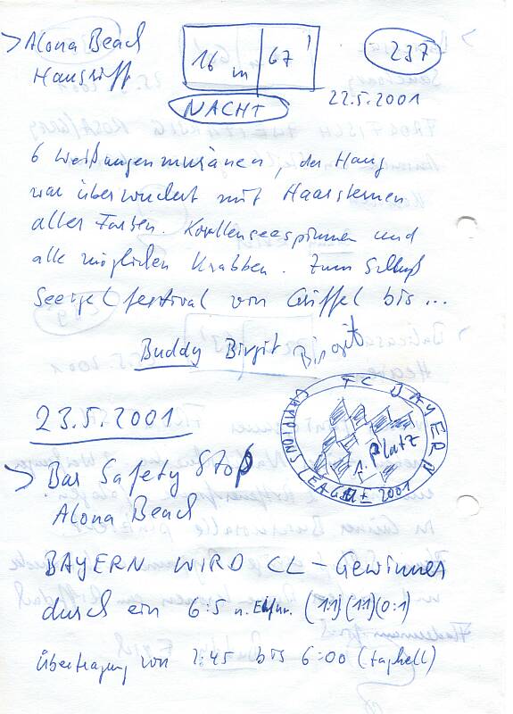 Logbuchseite