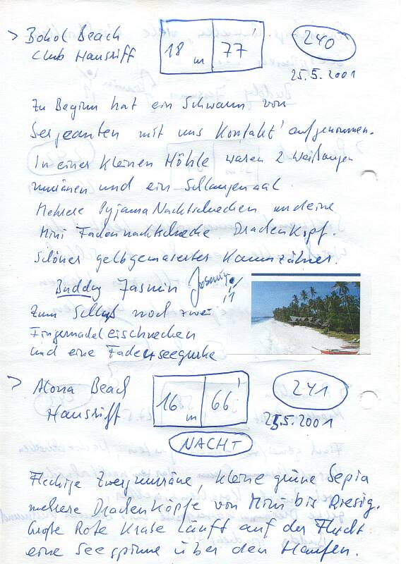 Logbuchseite