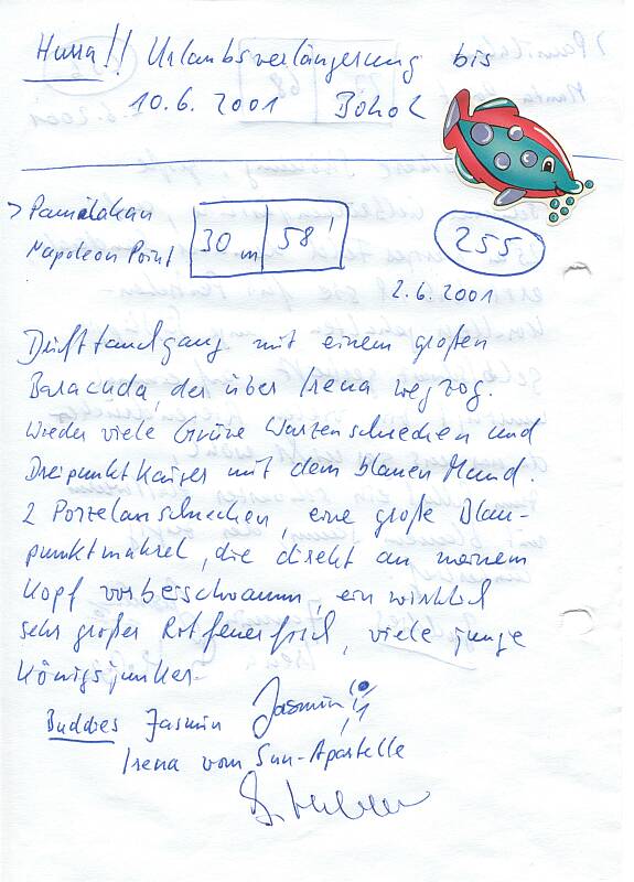Logbuchseite