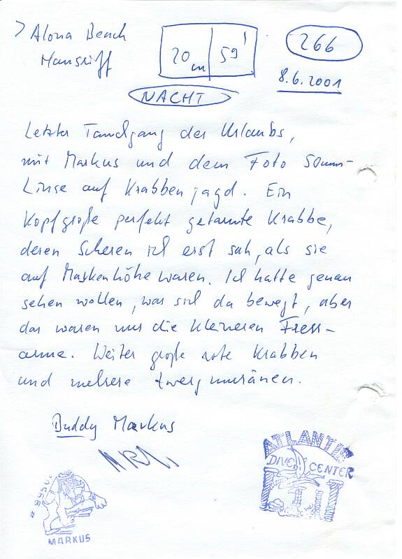 Logbuchseite