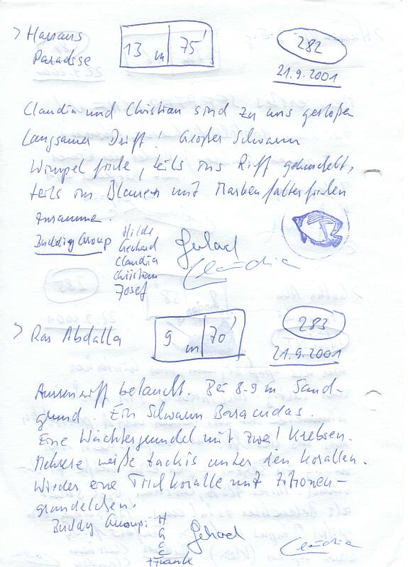 Logbuchseite