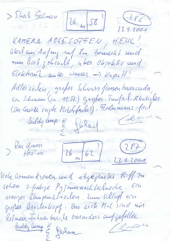 Logbuchseite