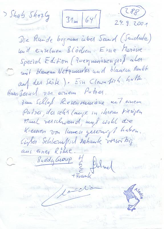 Logbuchseite
