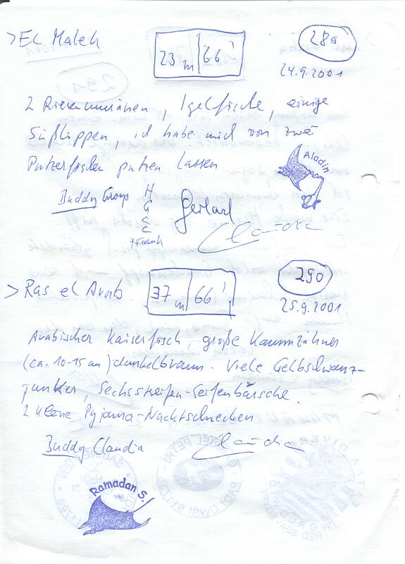 Logbuchseite