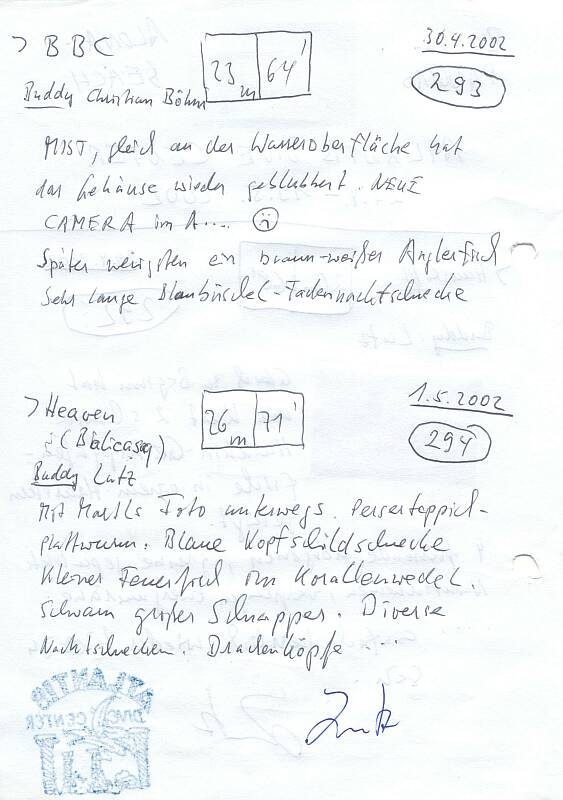 Logbuchseite