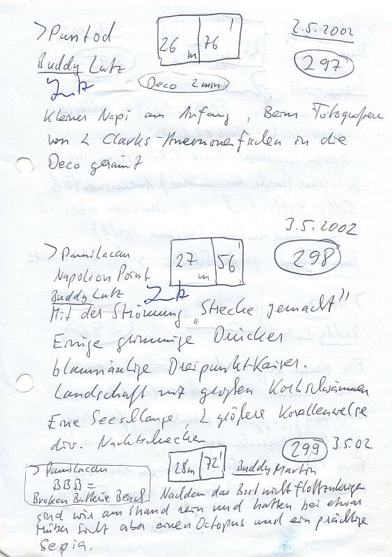 Logbuchseite