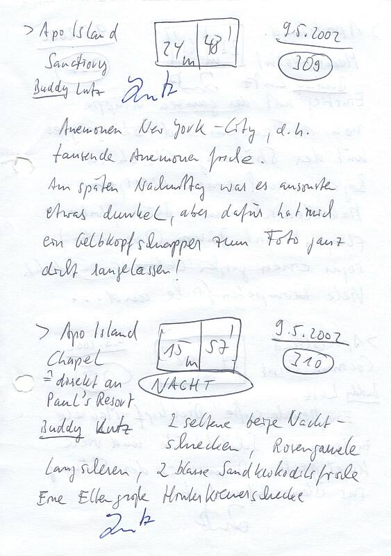 Logbuchseite