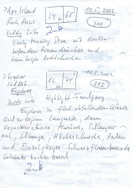 Logbuchseite