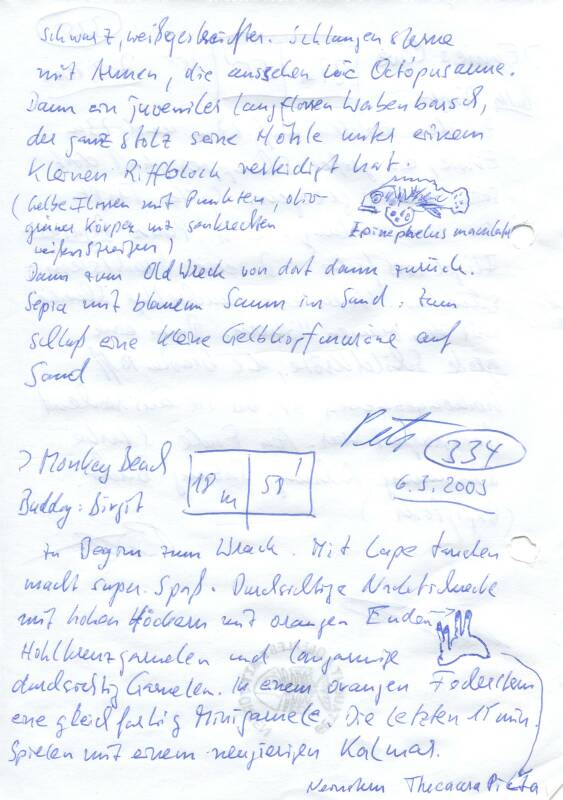 Logbuchseite