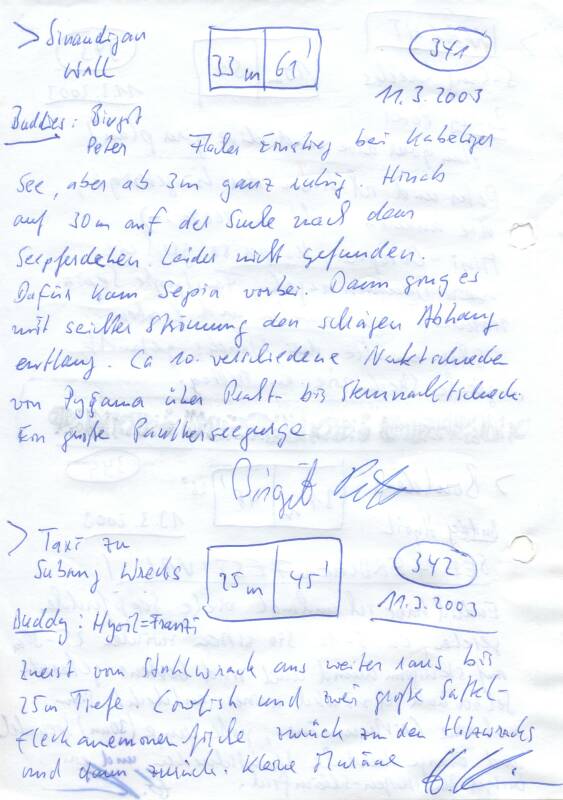 Logbuchseite