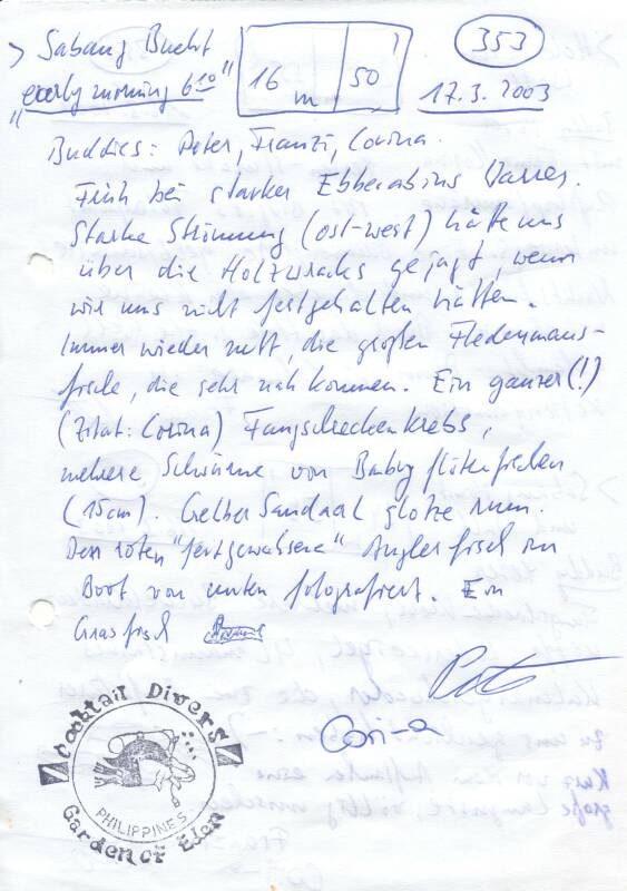Logbuchseite
