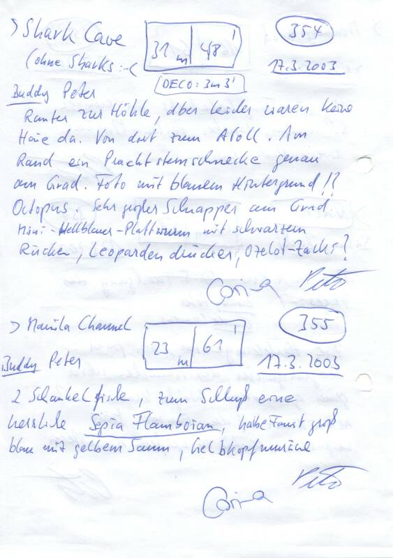 Logbuchseite