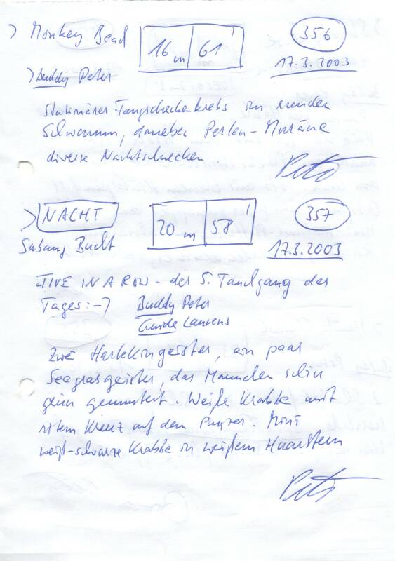 Logbuchseite