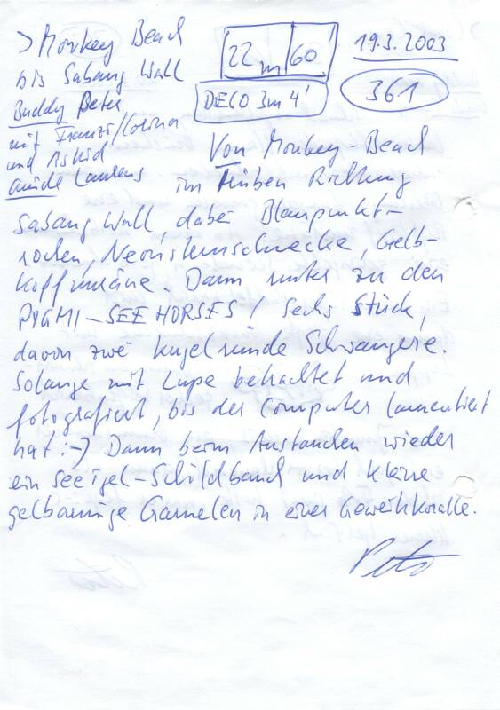 Logbuchseite