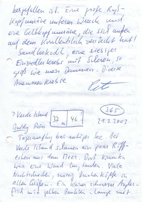 Logbuchseite