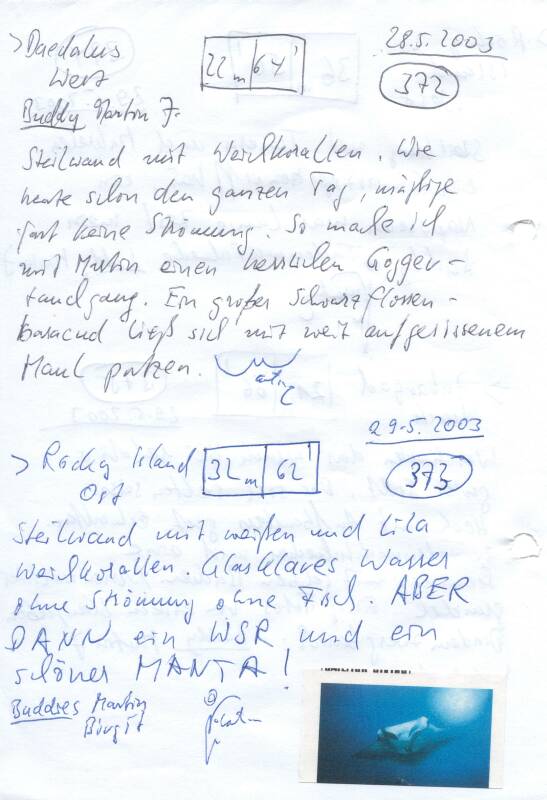 Logbuchseite