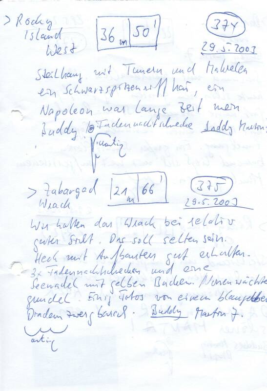 Logbuchseite