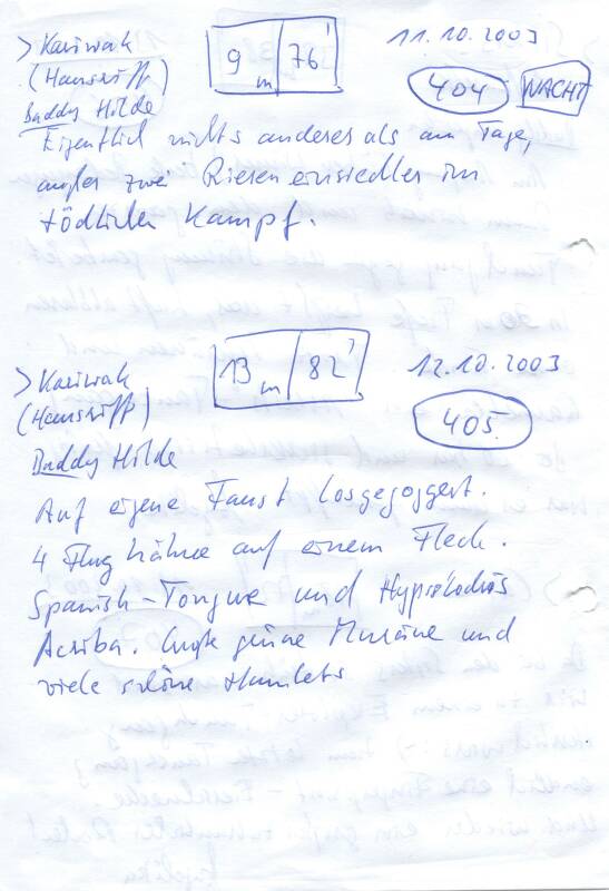 Logbuchseite