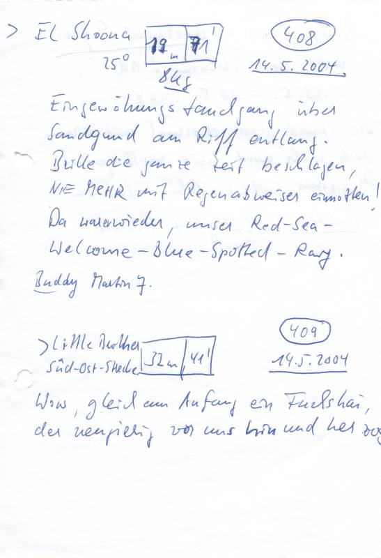 Logbuchseite