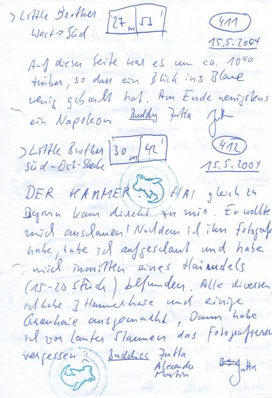 Logbuchseite