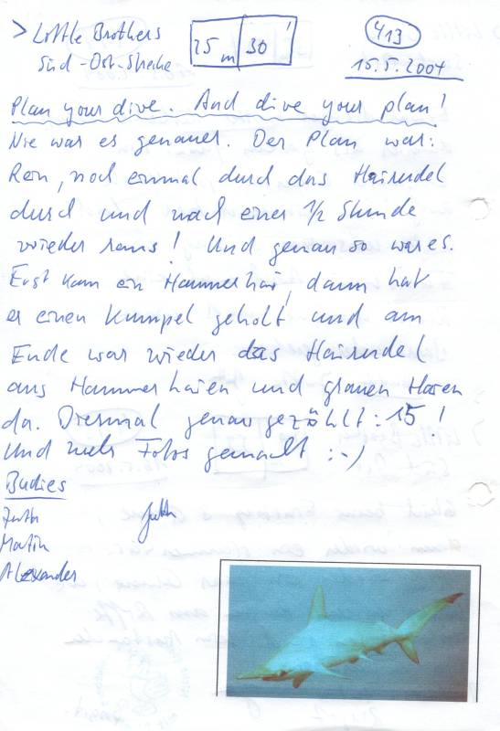 Logbuchseite