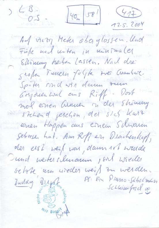 Logbuchseite