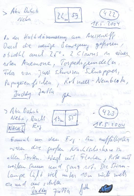 Logbuchseite