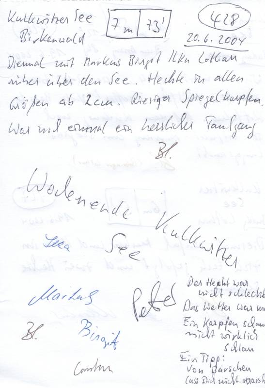 Logbuchseite