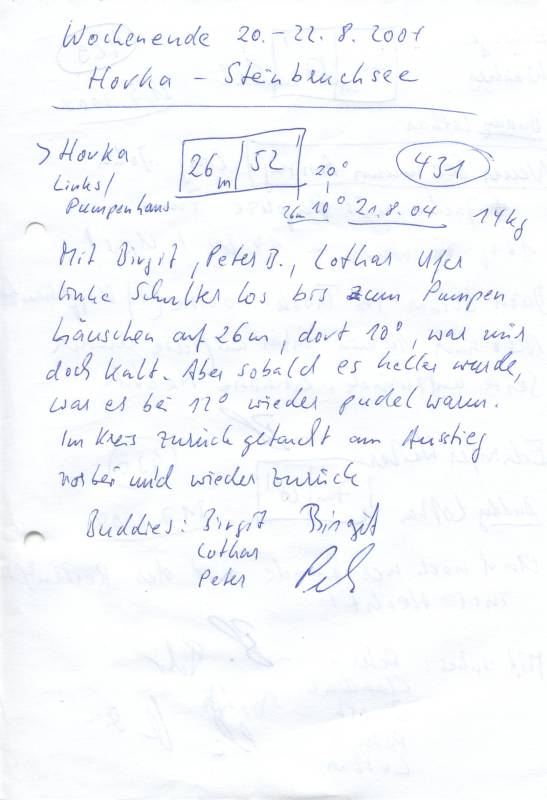 Logbuchseite