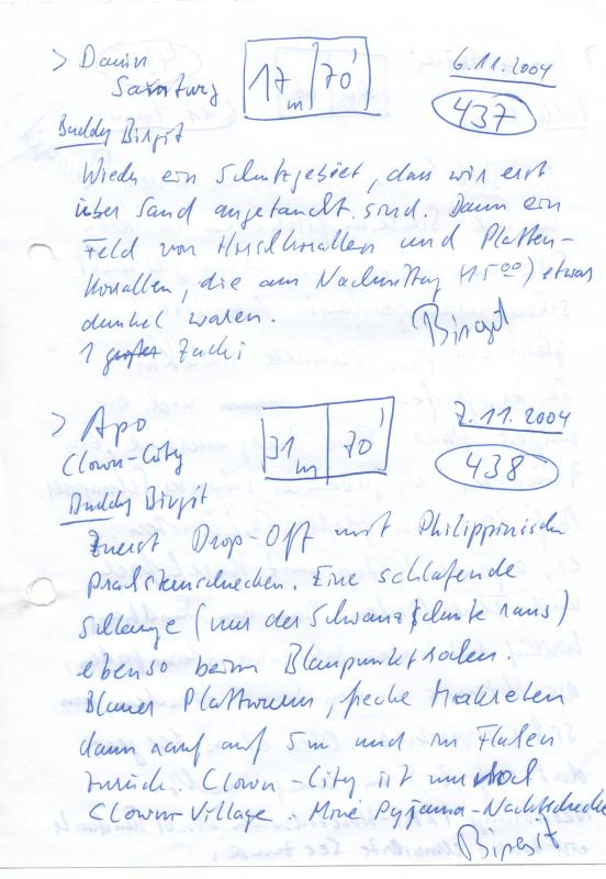 Logbuchseite
