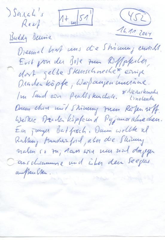 Logbuchseite
