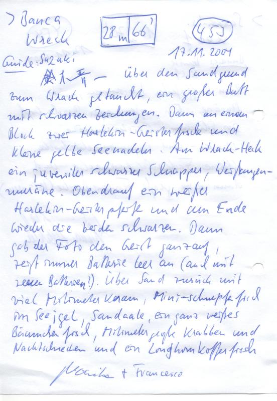 Logbuchseite
