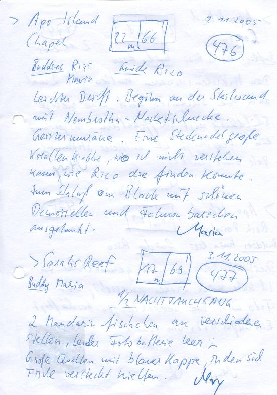 Logbuchseite