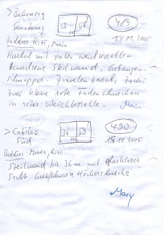 Logbuchseite
