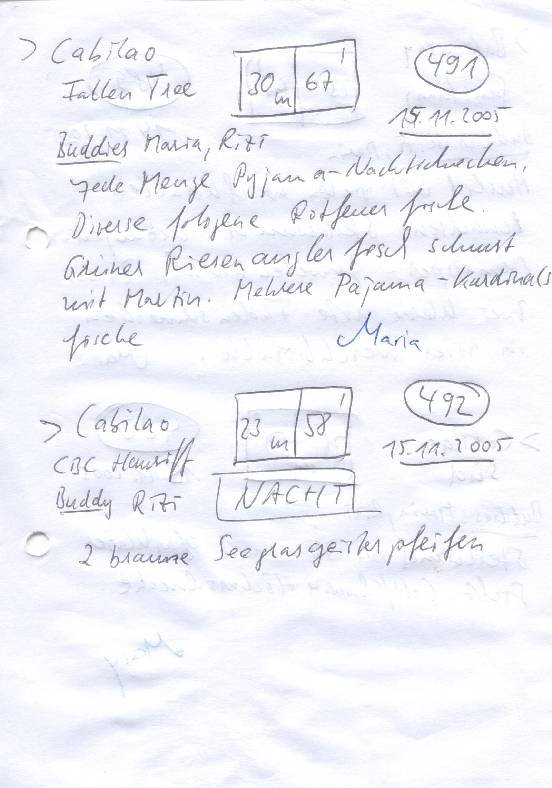 Logbuchseite