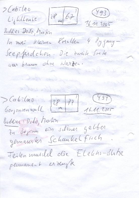Logbuchseite