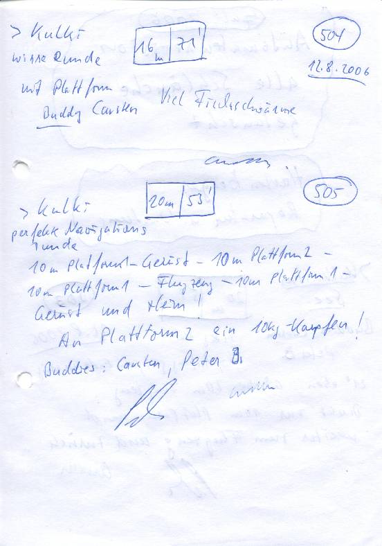 Logbuchseite