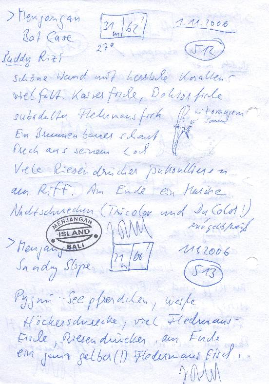 Logbuchseite