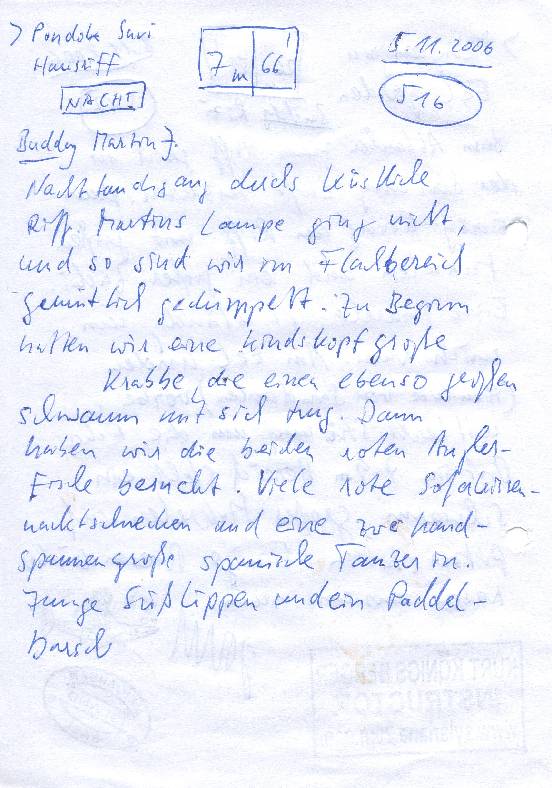 Logbuchseite