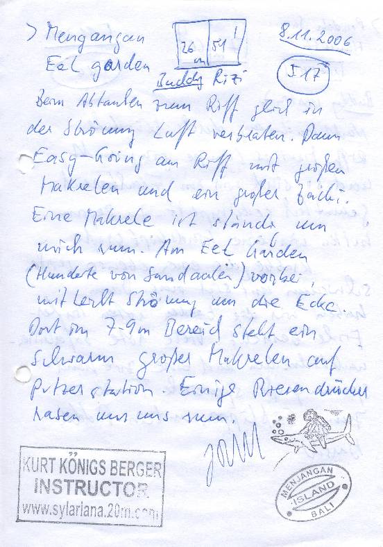 Logbuchseite