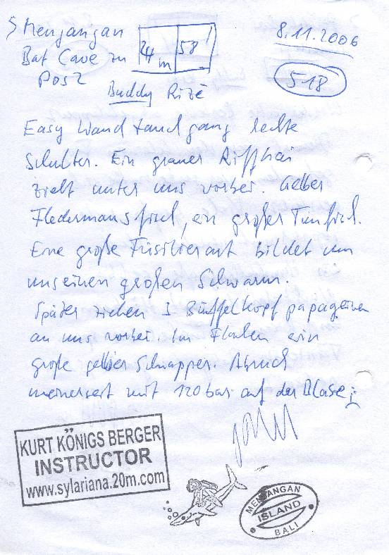 Logbuchseite
